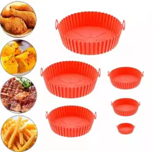 Kit 6 Formas Silicone Air Fryer Thumbnail 4
