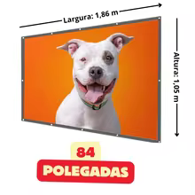 Tela de Projeção com Bordas Pretas Thumbnail 5