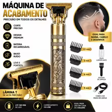 Máquina de Cortar Cabelo Dragão Profissional Thumbnail 2