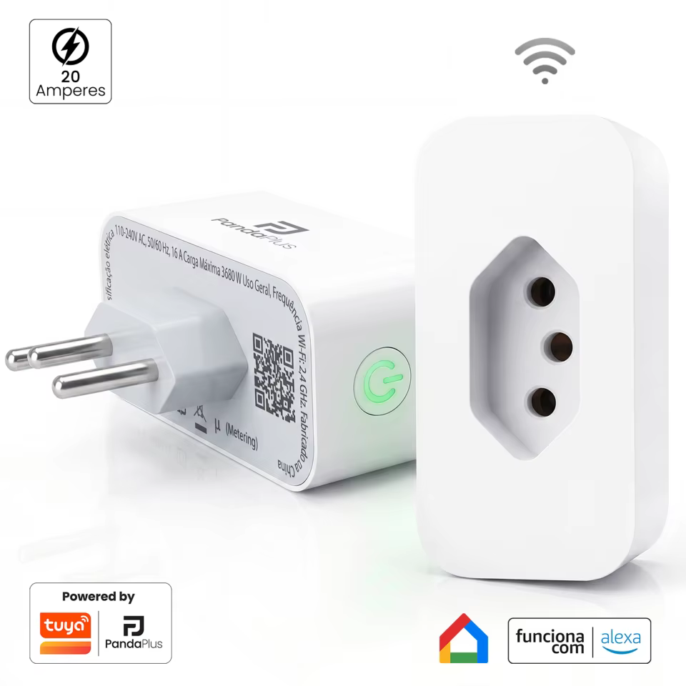 Tomada Inteligente Wi-Fi 16A/20A