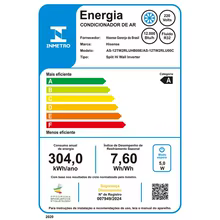 Ar Condicionado Hisense 12000 BTU Inverter Wi-Fi Thumbnail 6