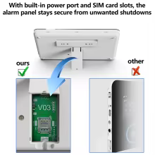 Alarme Inteligente WiFi GSM Tuya com Teclado Touch Thumbnail 4