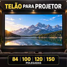 Tela de Projeção com Bordas Pretas Thumbnail 1