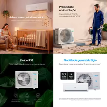Ar Condicionado Split Elgin 18000 BTU Eco Inverter Wi-Fi Thumbnail 4