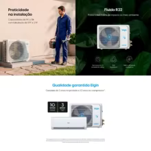 Ar Condicionado Split Elgin 9000 BTU Thumbnail 4
