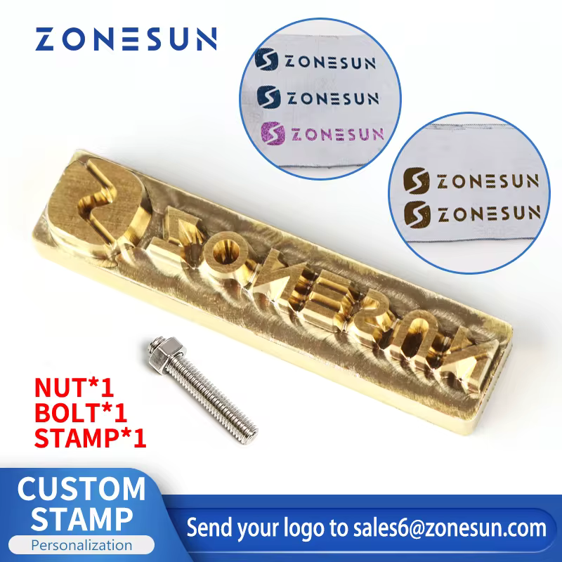 Carimbo de Logotipo em Couro ZONESUN