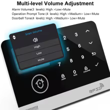 Alarme Inteligente WiFi GSM Tuya com Teclado Touch Thumbnail 2