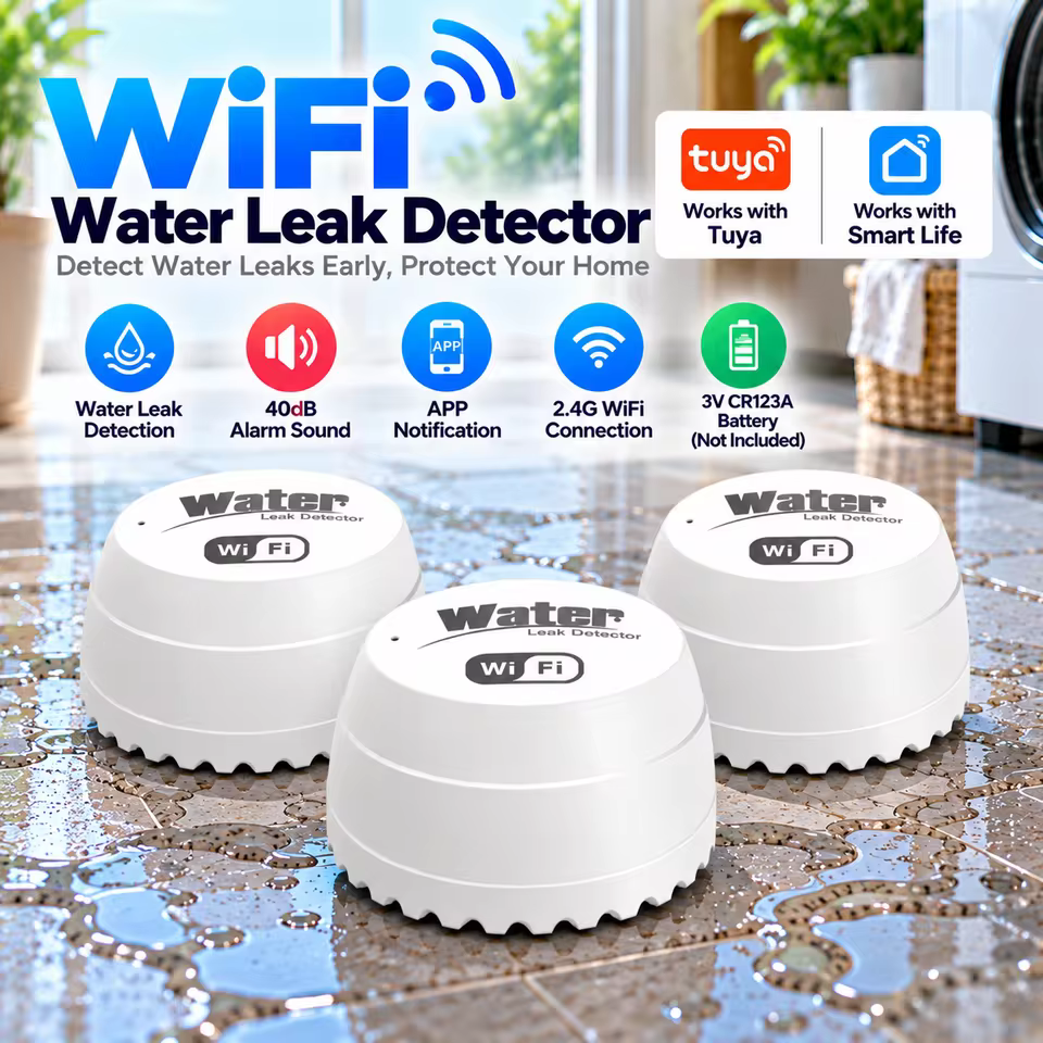Sensor de Vazamento WiFi eMastiff
