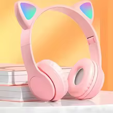 Fone Bluetooth Gatinho LED Thumbnail 2