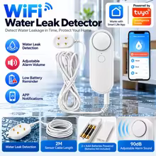 Sensor de Vazamento WiFi Tuya Thumbnail 1