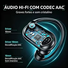 Fone Bluetooth A-607 Gancho Thumbnail 3