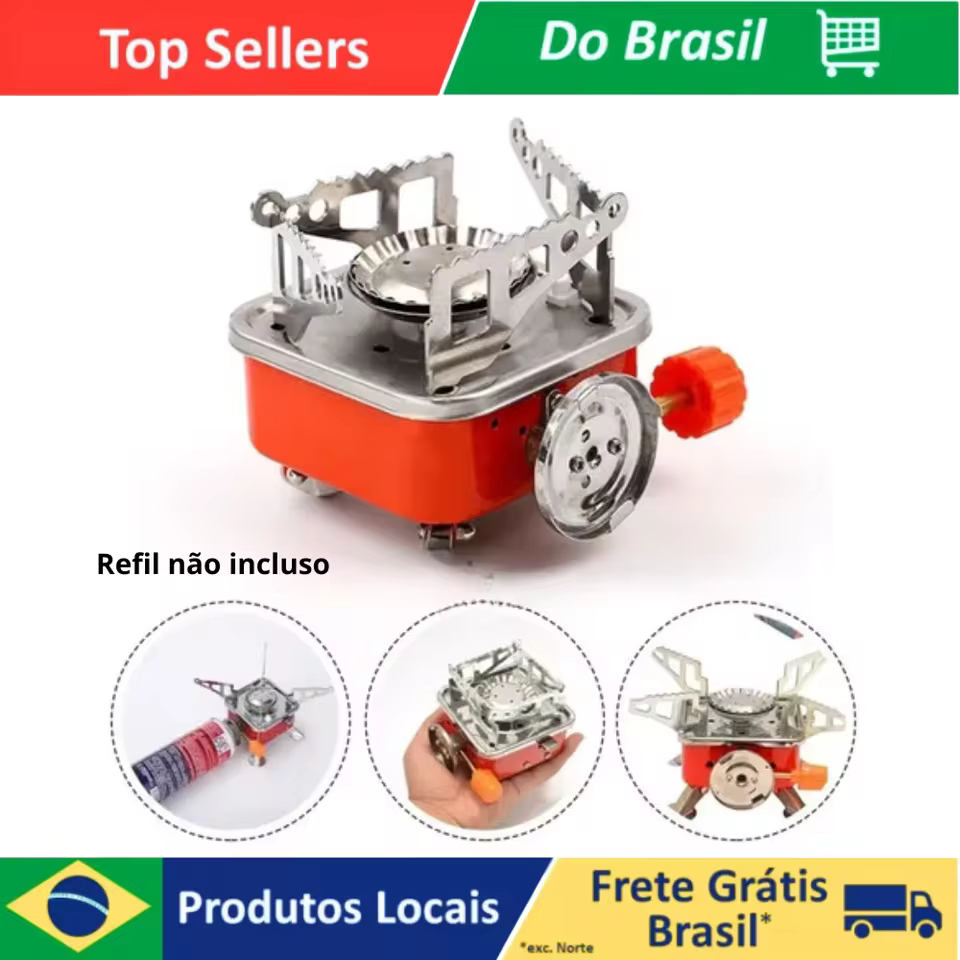Fogão Portátil Camping A Gás