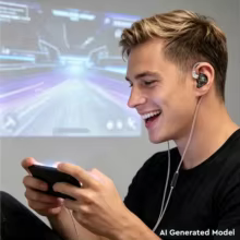 Fones HiFi Intra-auriculares com Graves Potentes Thumbnail 5