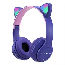 Fone Bluetooth Gatinho LED Thumbnail 4