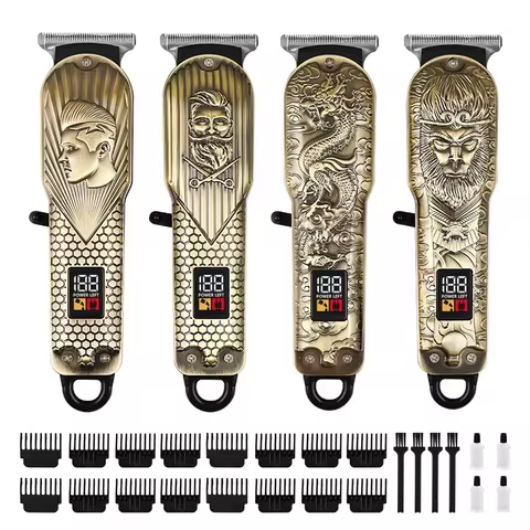 Aparador de Cabelo Profissional Sem Fio