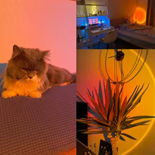 Lâmpada Pôr do Sol Inteligente RGB Thumbnail 4