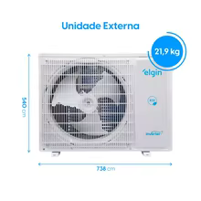 Ar Condicionado Split Elgin 18000 BTU Eco Inverter Wi-Fi Thumbnail 6