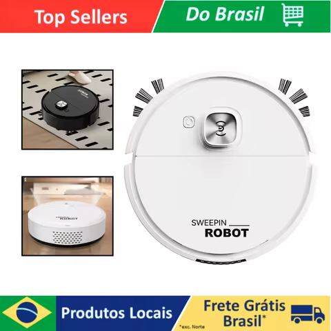 Robô Aspirador Inteligente 3 em 1