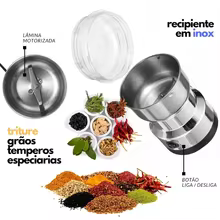 Moedor de Café Elétrico 150W Thumbnail 4