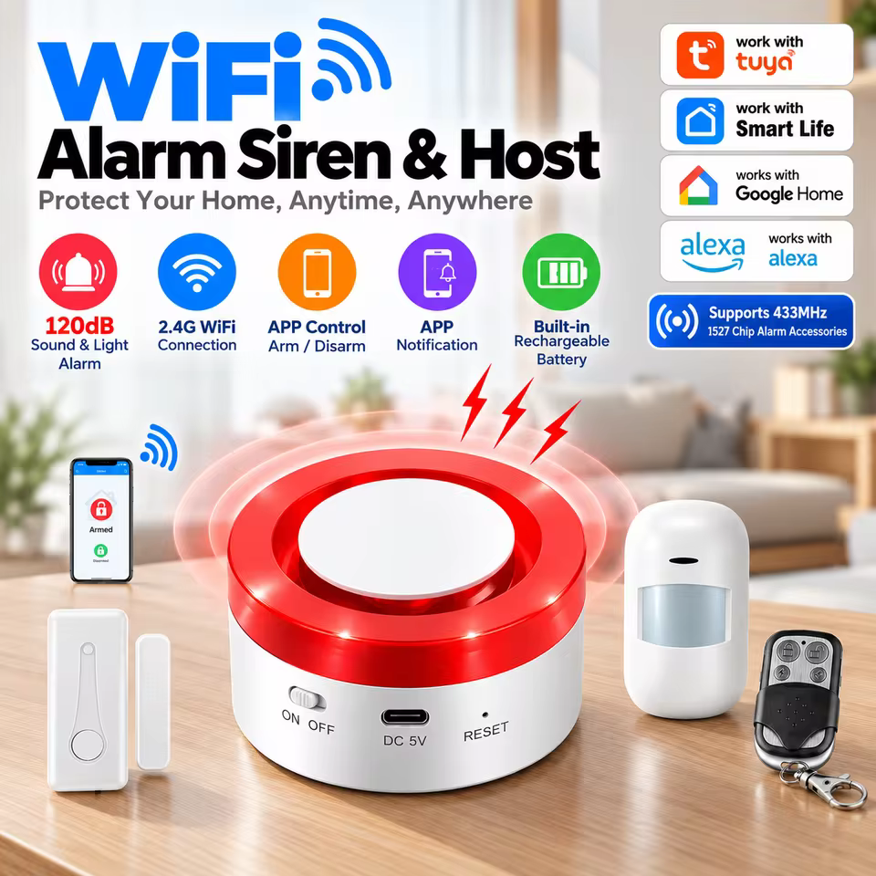 Kit Alarme WiFi Inteligente