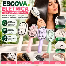 Escova Elétrica com Spray e Cerdas Retráteis Thumbnail 1