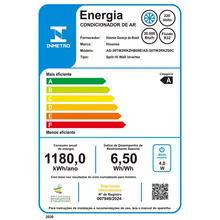 Ar Condicionado Split Hisense 30000 BTU Inverter Wi-Fi Thumbnail 6