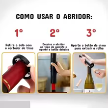 Abridor de Vinho Automático Thumbnail 6