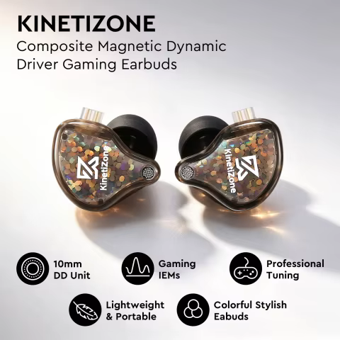 Fones HiFi Intra-auriculares com Graves Potentes