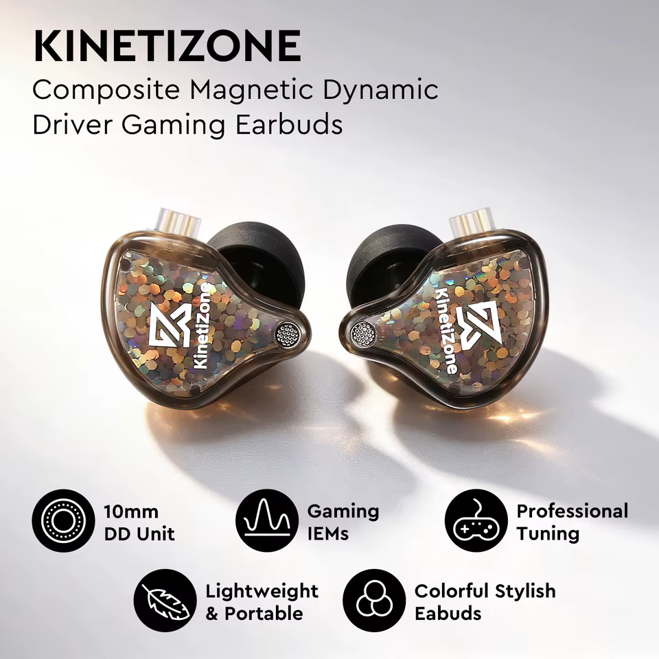 Fones HiFi Intra-auriculares com Graves Potentes