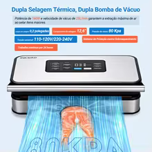 Seladora a Vácuo INKBIRD INK-VS04 com Motor Duplo Thumbnail 5