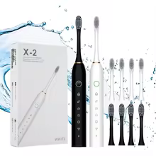 Escova Elétrica Sônica IPX7 com 4 Cabeças Thumbnail 1
