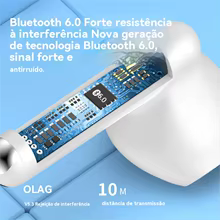 Qino K7 Fones Bluetooth para Dormir Thumbnail 3