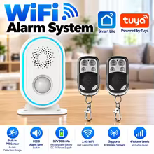 Alarme de Segurança Doméstica com Sensor PIR e Tuya WIFI Thumbnail 1