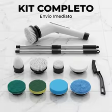 Escova Elétrica 9 em 1 Sem Fio Thumbnail 4