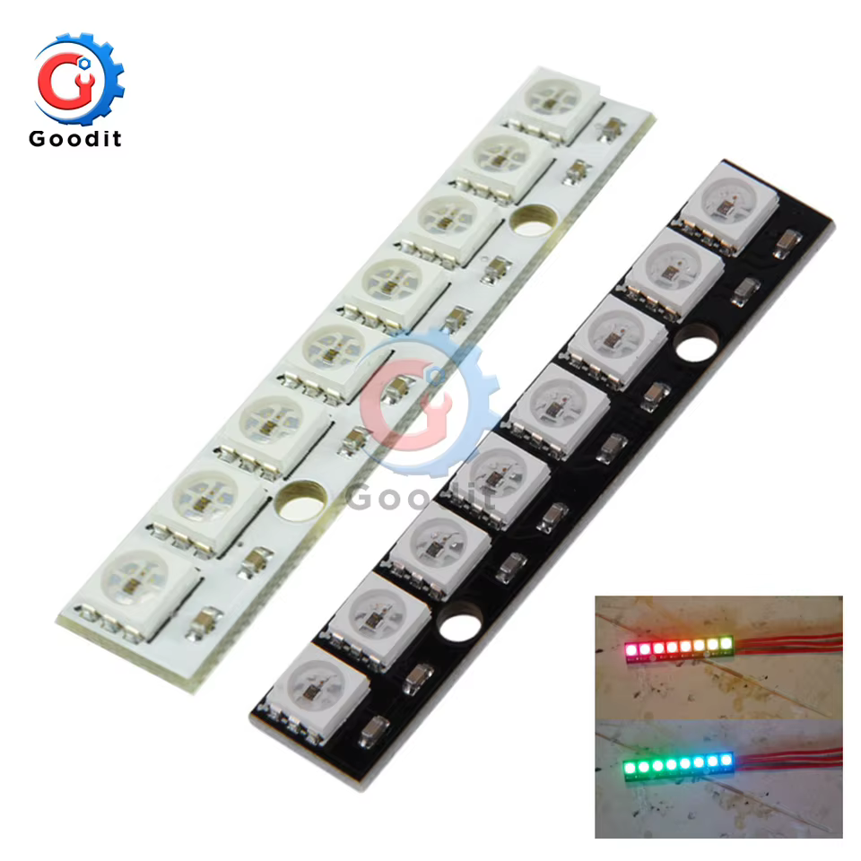 Módulo LED WS2812 RGB 8 Canais