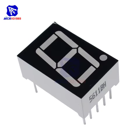 Display LED 7 Segmentos Vermelho 10 Pçs