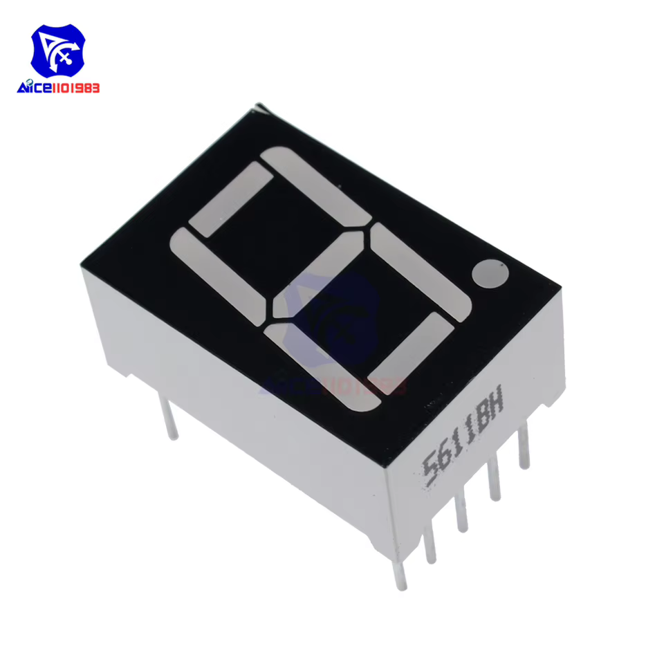 Display LED 7 Segmentos Vermelho 10 Pçs