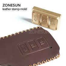 Molde de Bronze ZONESUN para Gravação DIY Thumbnail 4