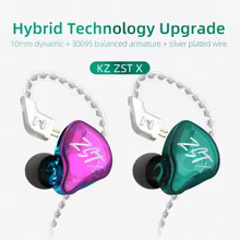 KZ ZST X Fone Intra-auricular Híbrido Thumbnail 3