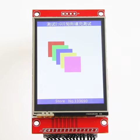 Módulo LCD 2.8" com Toque e Driver SPI
