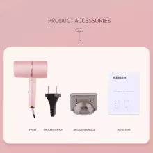 Secador Kemei Íon Negativo Rosa Thumbnail 6