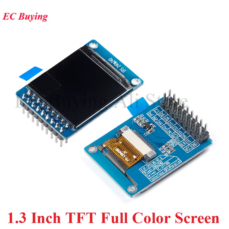 Tela LCD 1.3" TFT 240x240