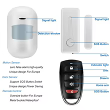 Alarme Inteligente WiFi GSM com Tela LCD e App Thumbnail 3