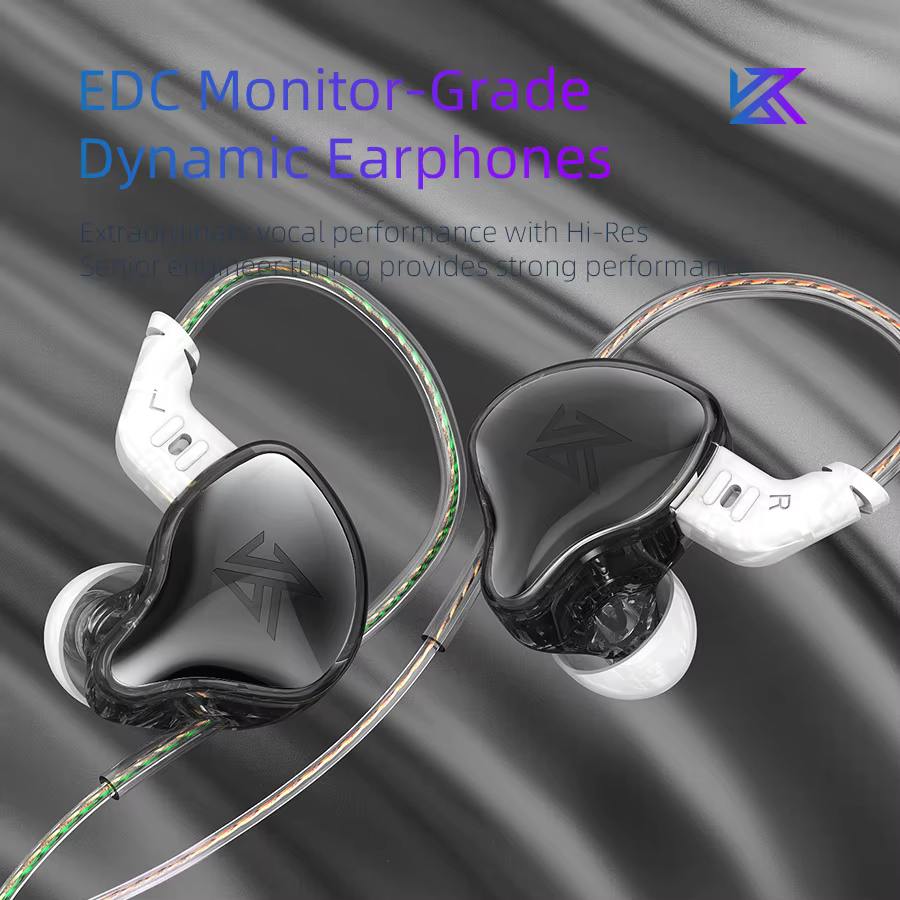 KZ EDC Fones de Ouvido com Fio