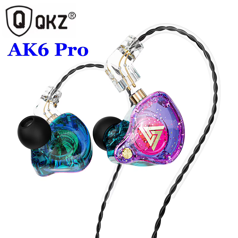 QKZ-AK6 Pro Headset Gamer HiFi