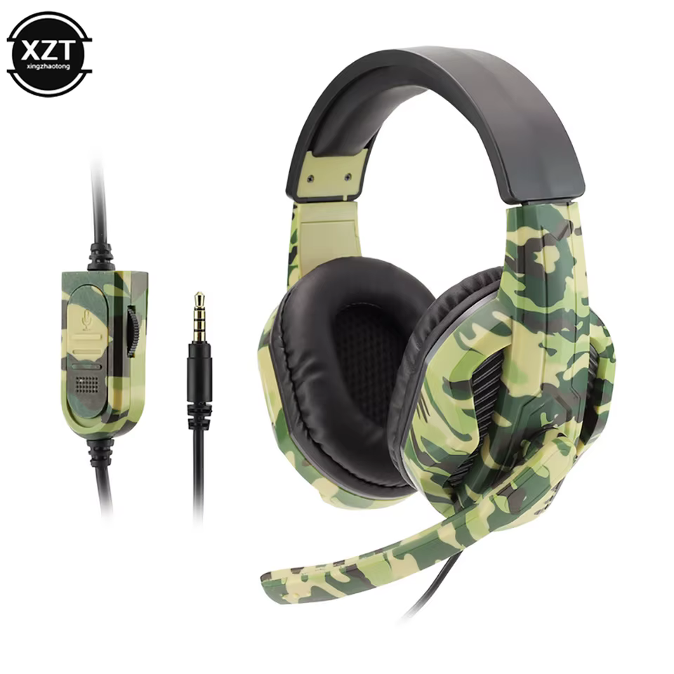 Headset Gamer Camuflagem 3.5mm