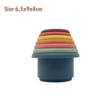 Copos Empilháveis Montessori Silicone Thumbnail 4