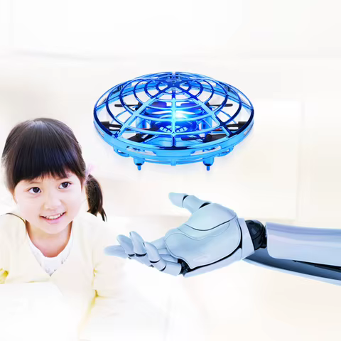 Drone UFO Infantil com Detecção de Mão