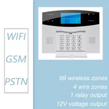 Alarme Inteligente WiFi GSM com Tela LCD e App Thumbnail 2