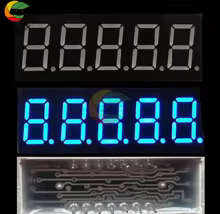 Display LED Digital 5 Dígitos Azul Thumbnail 2